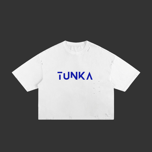 Classic Frayed Boxy Tee - 250 GSM